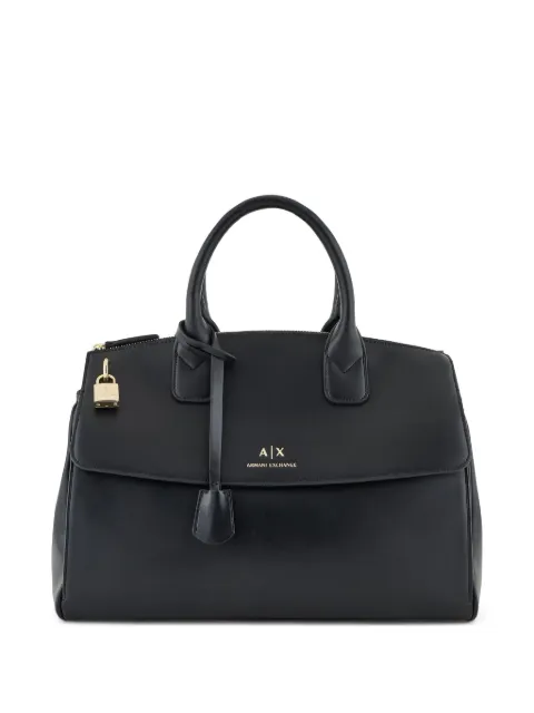 Armani Exchange شنطة عملية بطبعة شعار الماركة