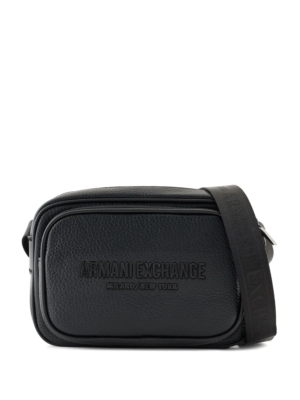 Armani Exchange logo-lettering messenger bag | Black | Image 1