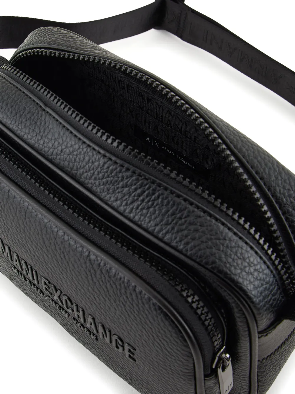 Armani Exchange Messengertas met logo Zwart