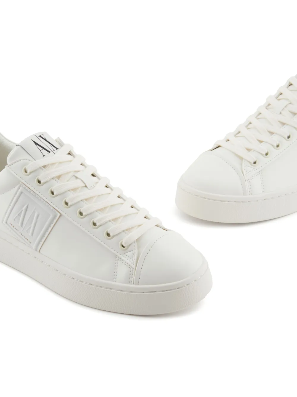 Armani Exchange logo trainers White