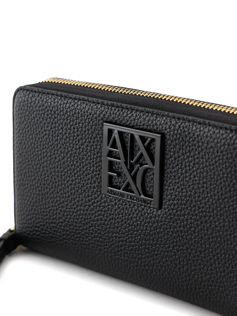  Armani Exchange Logo-plaque Wallet - Black 