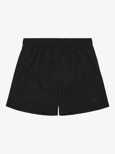 Armani Exchange shorts de playa con parche del logo
