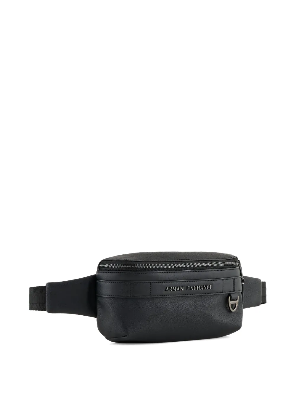 Armani Exchange Heuptas van imitatieleer Zwart