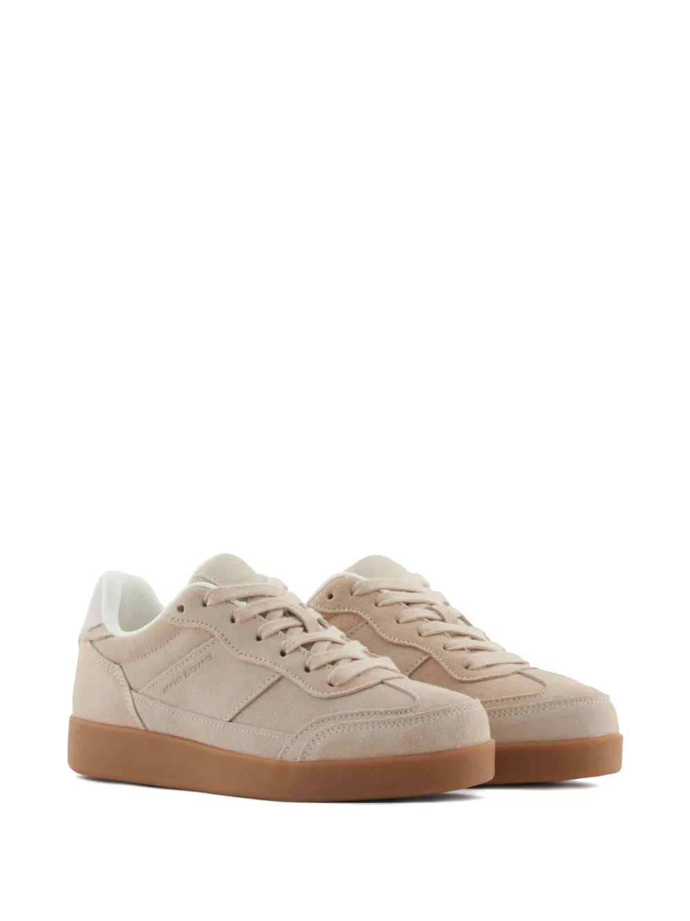 Armani Exchange Suède sneakers - Beige