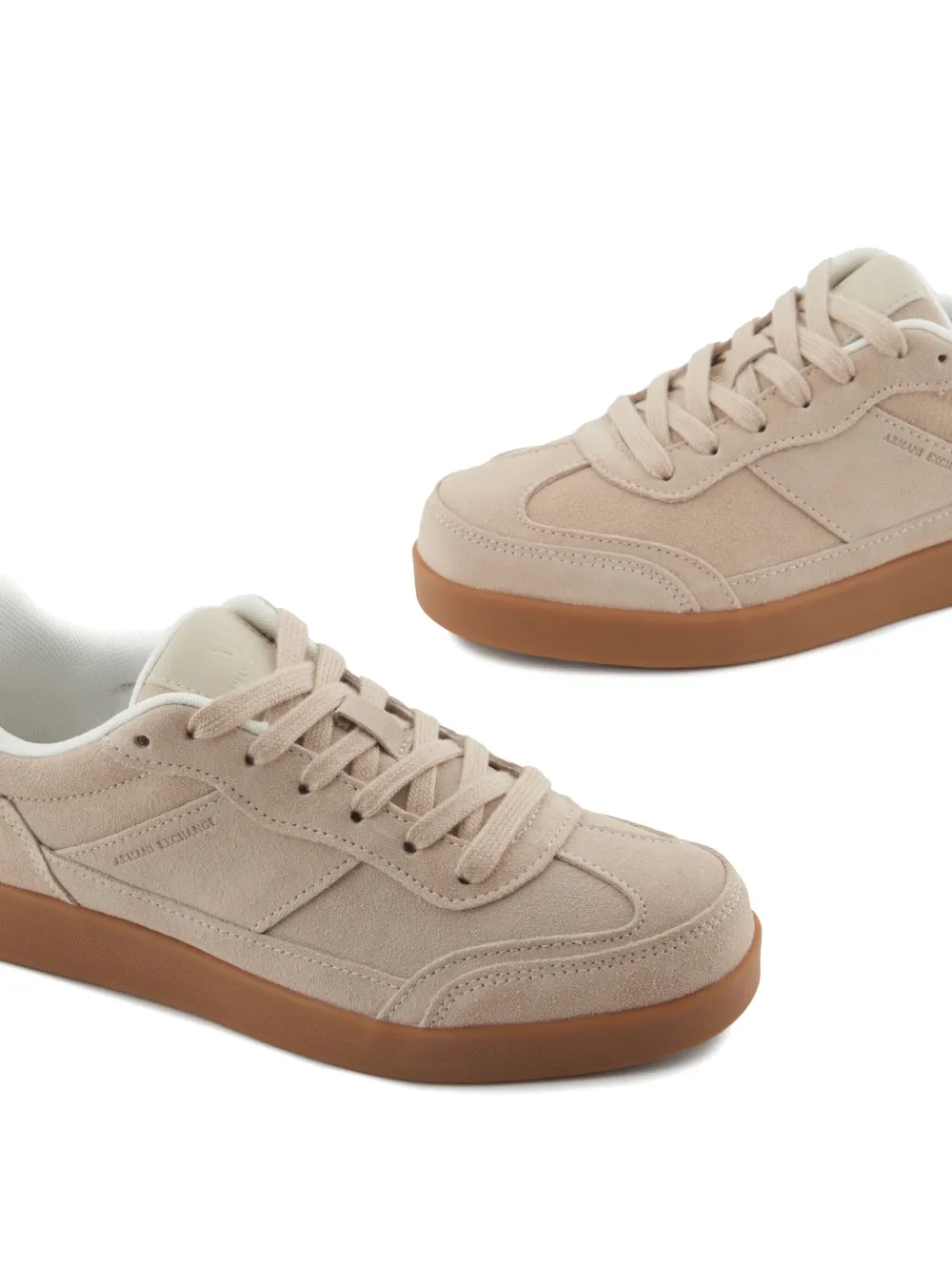 Armani Exchange suede sneakers Neutrals