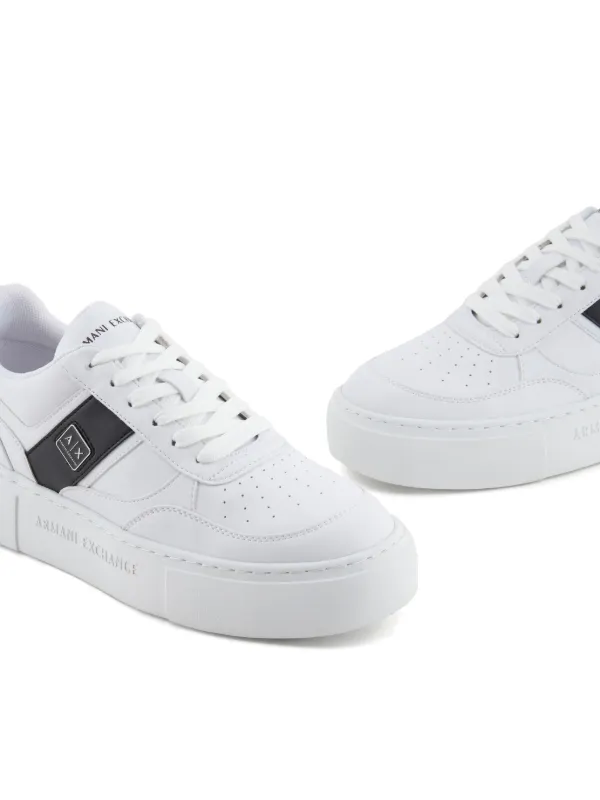 Armani Exchange logo-plaque Sneakers White FARFETCH IN