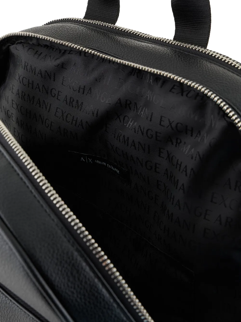 Armani Exchange Rugzak met logoplakkaat Zwart