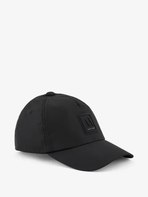 Armani Exchange logo-patch baseball cap