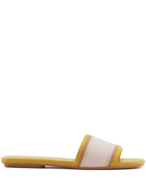 Armani Exchange logo-print slides
