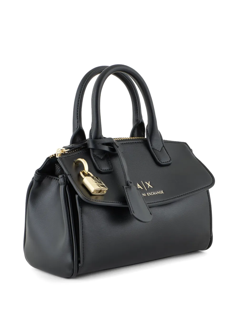 Armani Exchange Shopper met logoprint Zwart