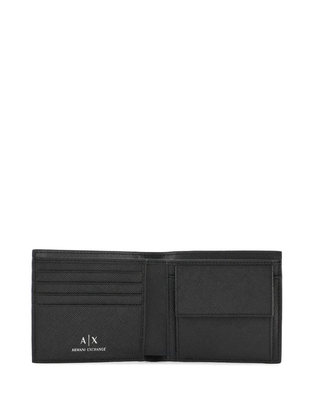 Armani Exchange Portemonnee met logoplakkaat Zwart