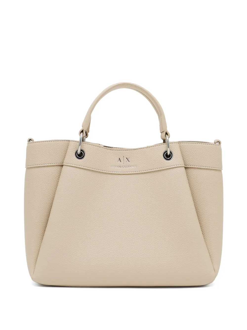 Armani Exchange Shopper met logo Beige