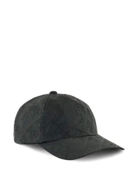 Armani Exchange monogram-print baseball cap