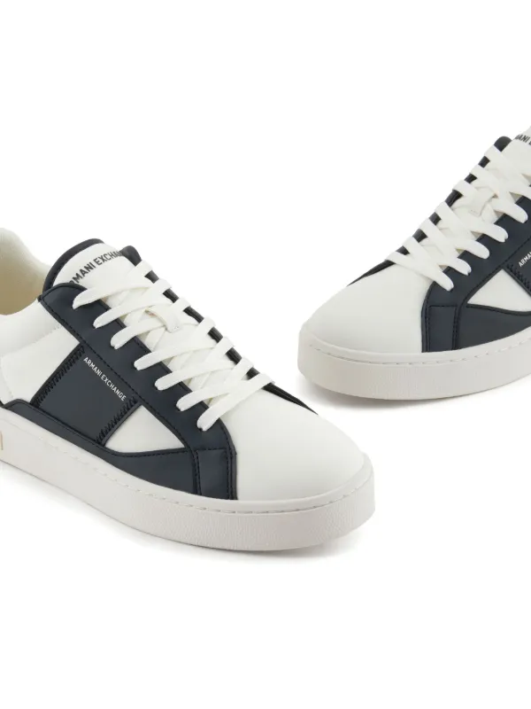 Armani Exchange Logo Sneakers | Blue | FARFETCH