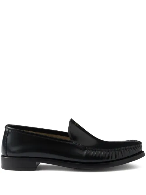 Mocassins à fini brossé - Prada - Modalova