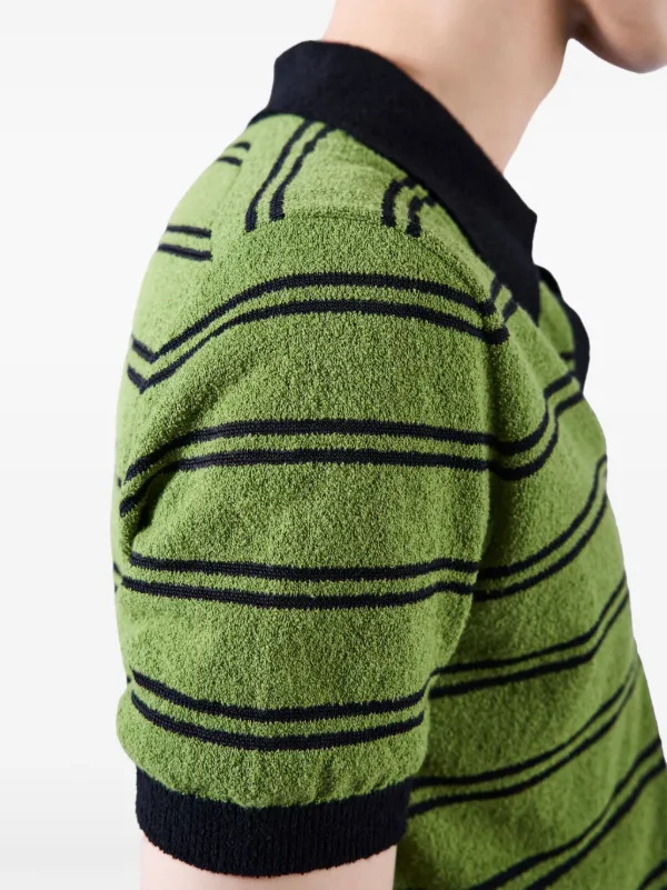 Prada Cotton Polo Shirt | Green | FARFETCH