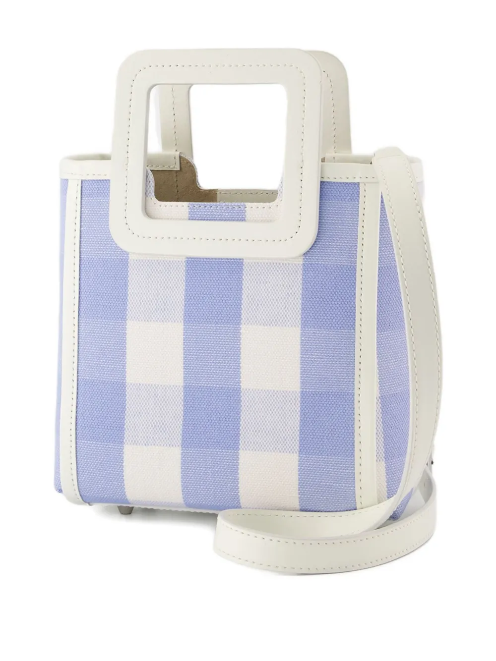 STAUD Shirley kleine shopper Wit