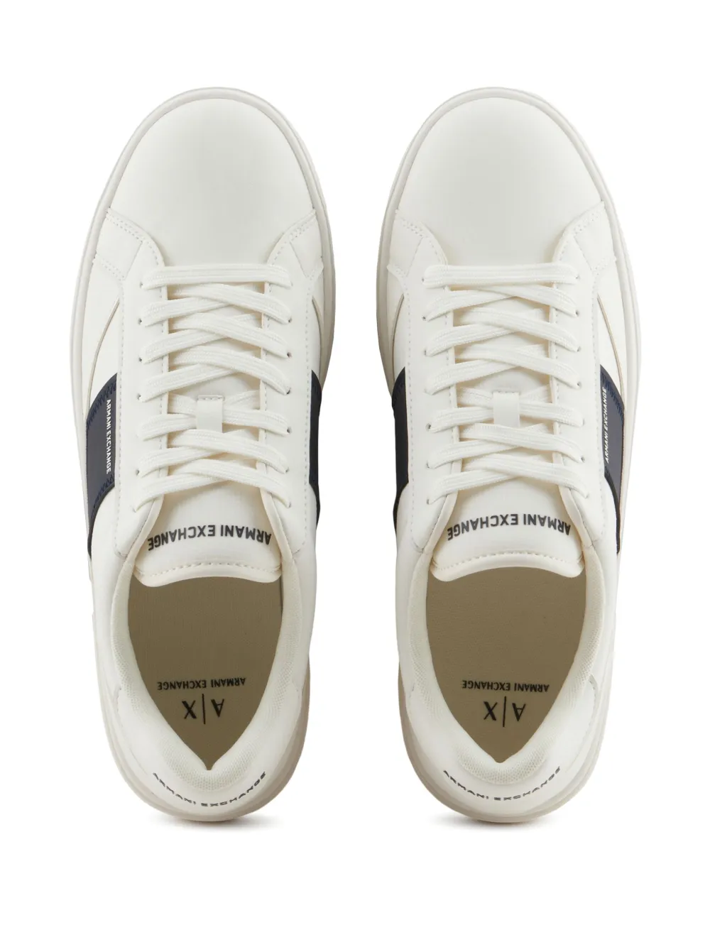 Armani Exchange logo sneakers White