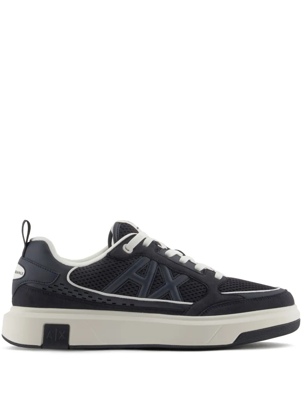 Armani Exchange logo sneakers Blue