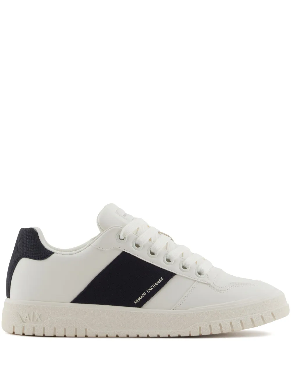 Armani Exchange logo sneakers White
