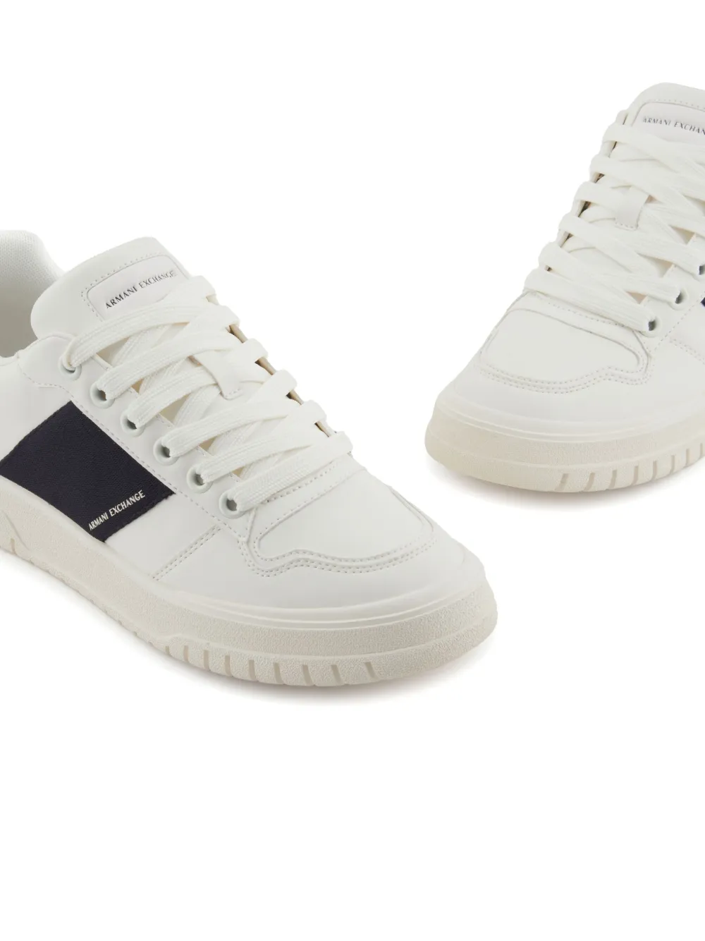 Armani Exchange logo sneakers White