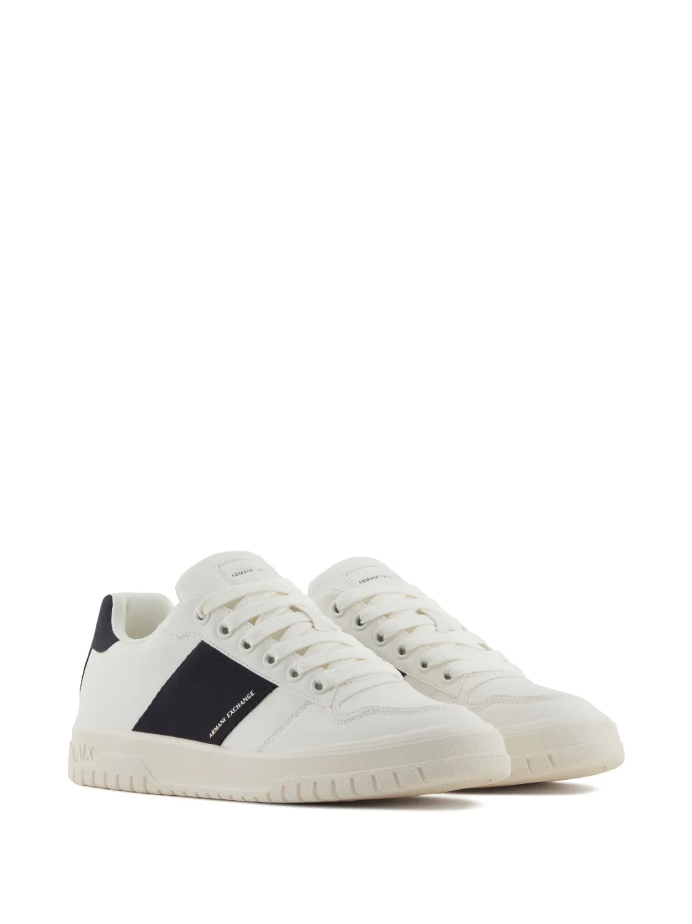 Armani Exchange logo sneakers White