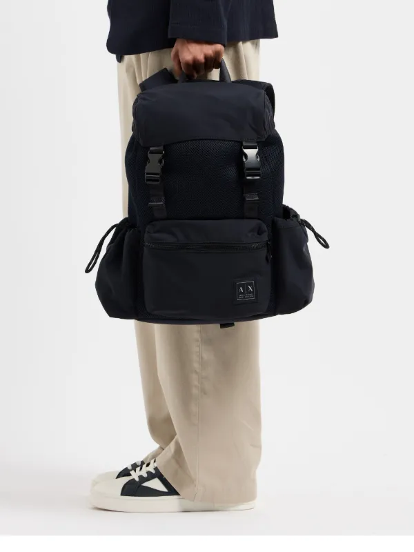 armani exchange logo print mini backpack Armani Exchange Backpack