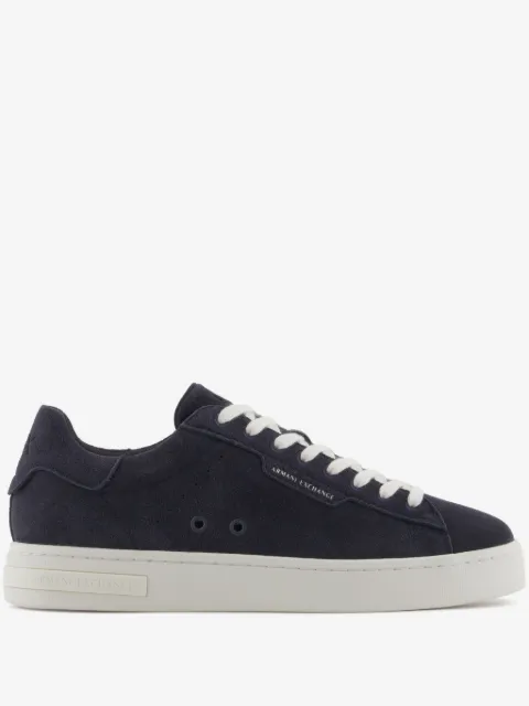 Armani Exchange mocasines de gamuza