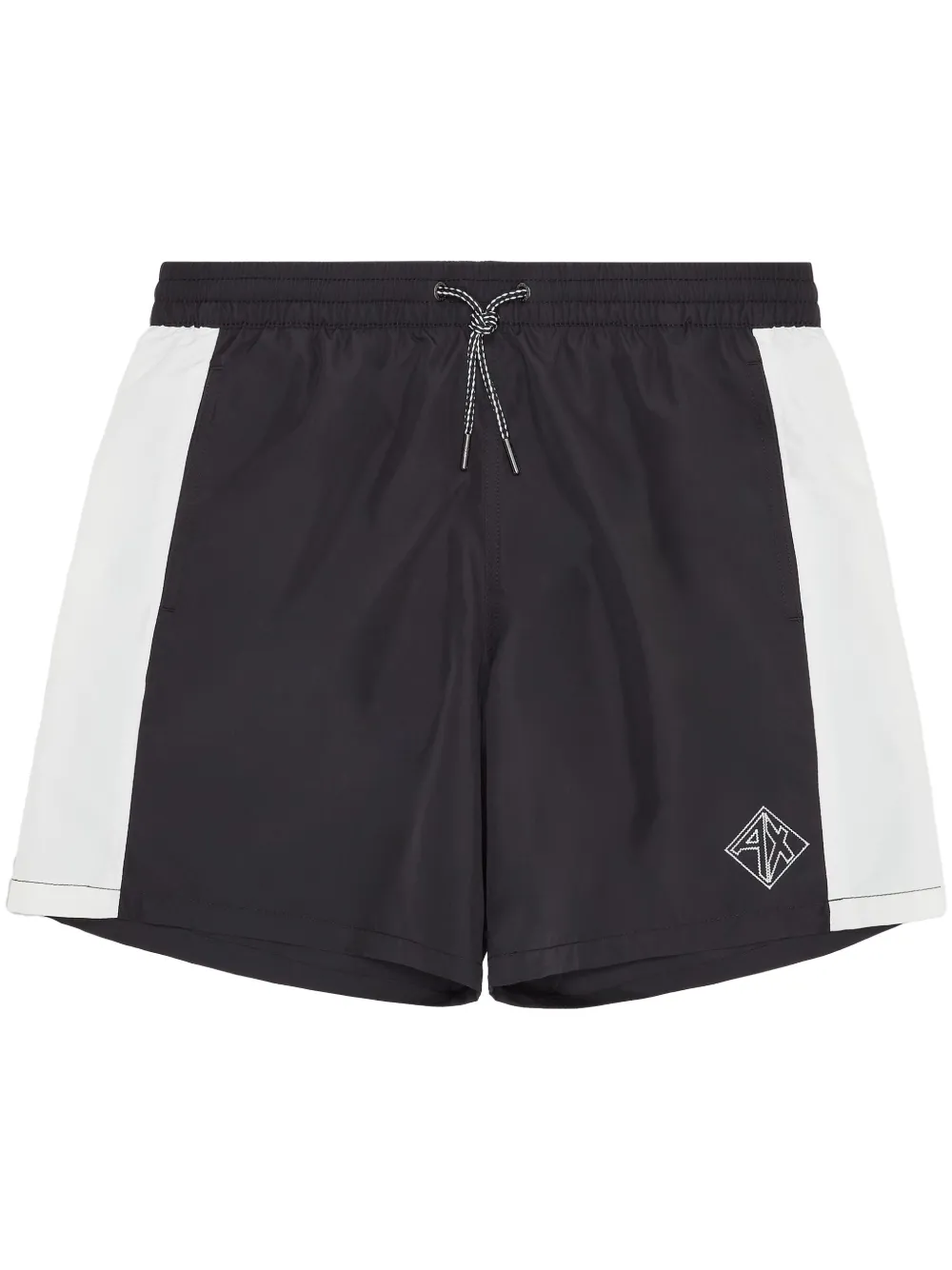 logo-embroidered swim shorts