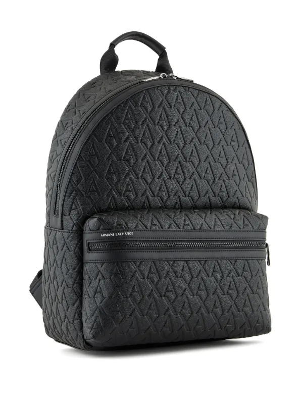 armani exchange mini backpack Liz Pebble S imitation leather script adding a touch of elegance and brand recognition Armani Exchange - Technical Fabric