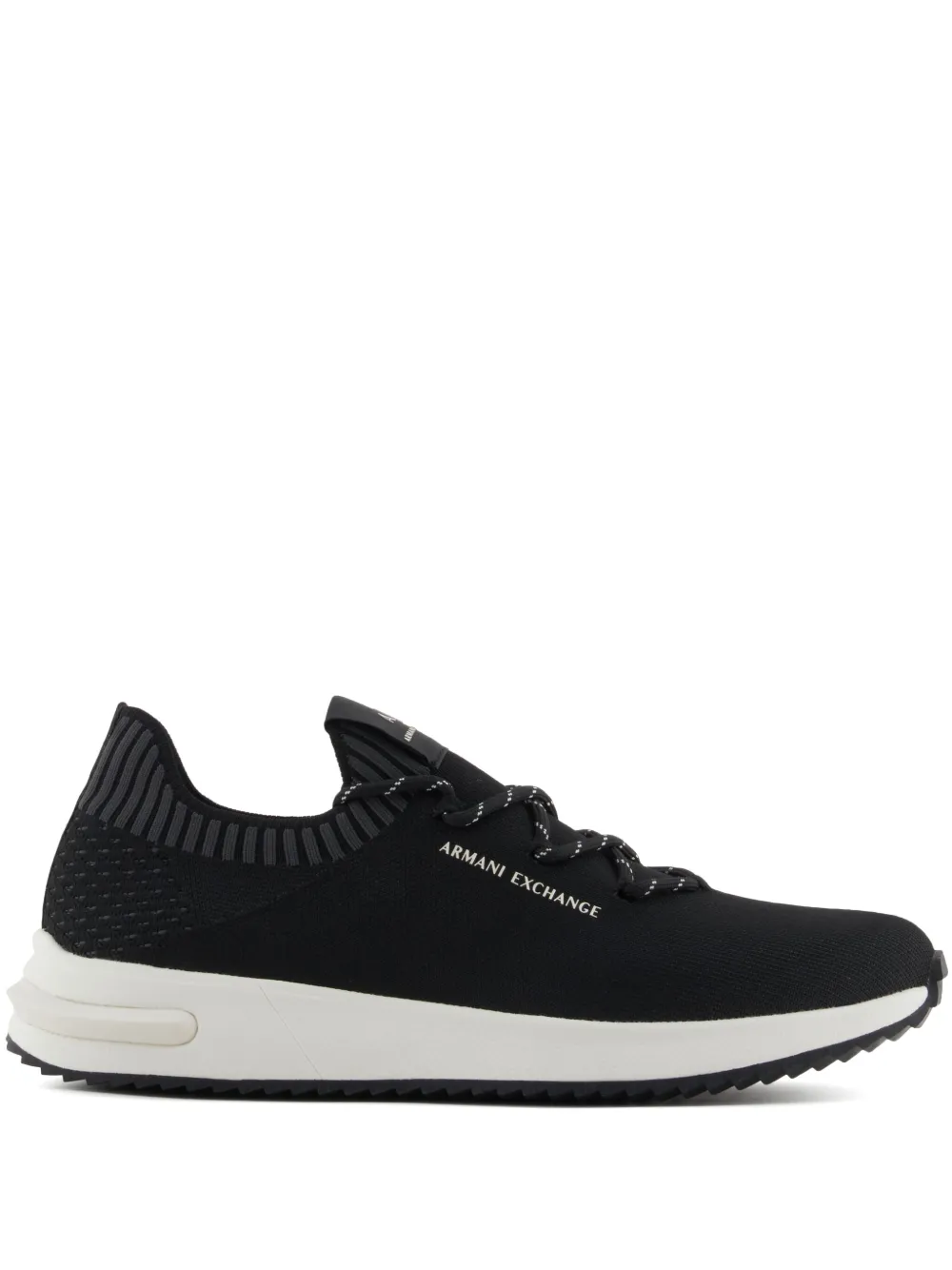 Armani Exchange logo sneakers Black