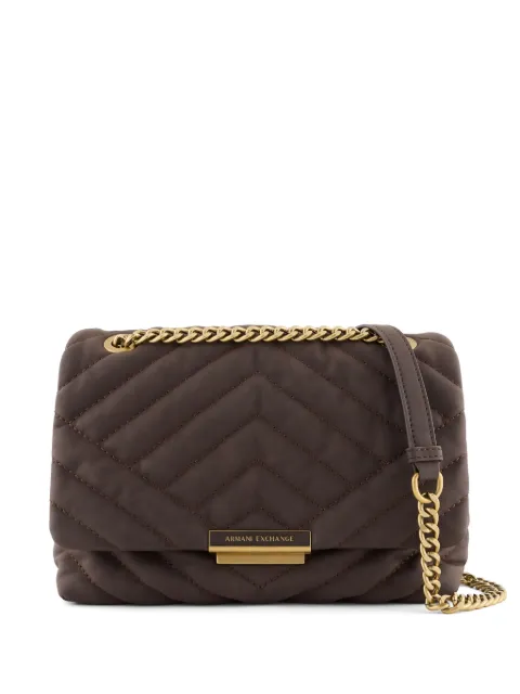 Armani Exchange Bolsa tiracolo matelassê
