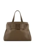 Armani Exchange logo-plaque tote bag - Brown