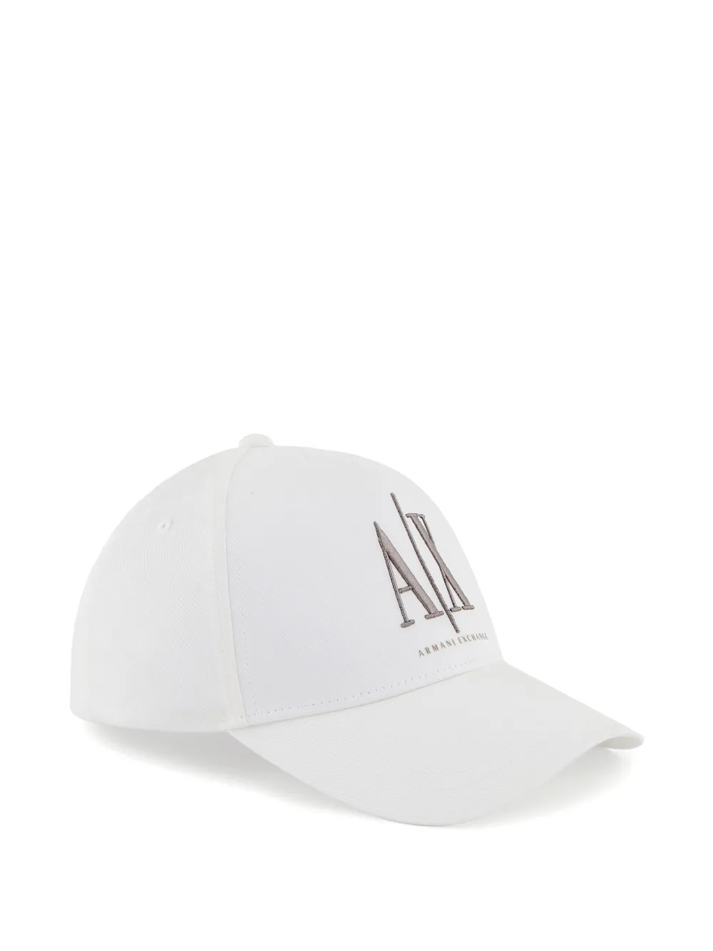 Armani Exchange Cappello da baseball con ricamo - Bianco