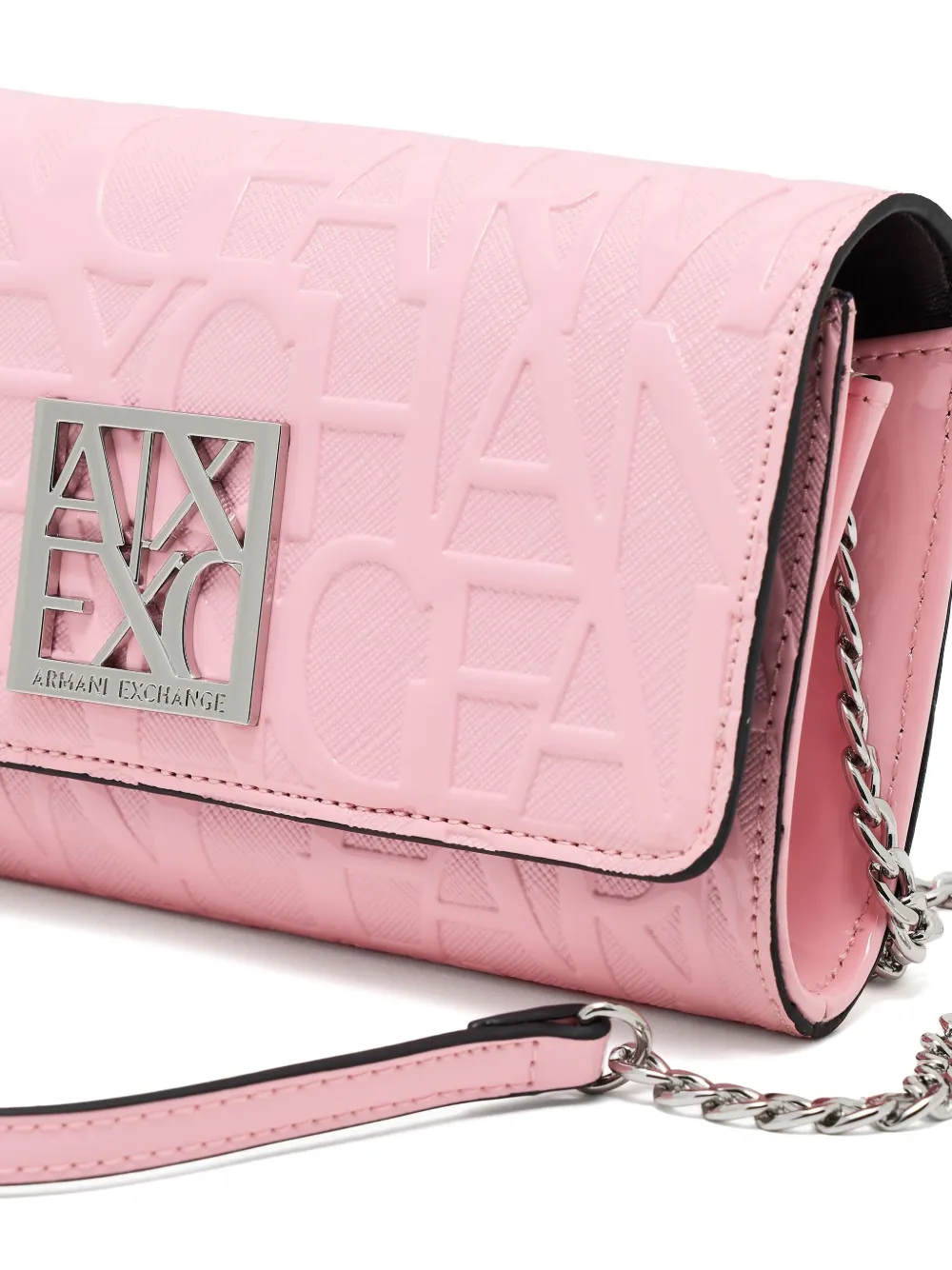 Armani Exchange Portemonnee met logo-reliëf Roze