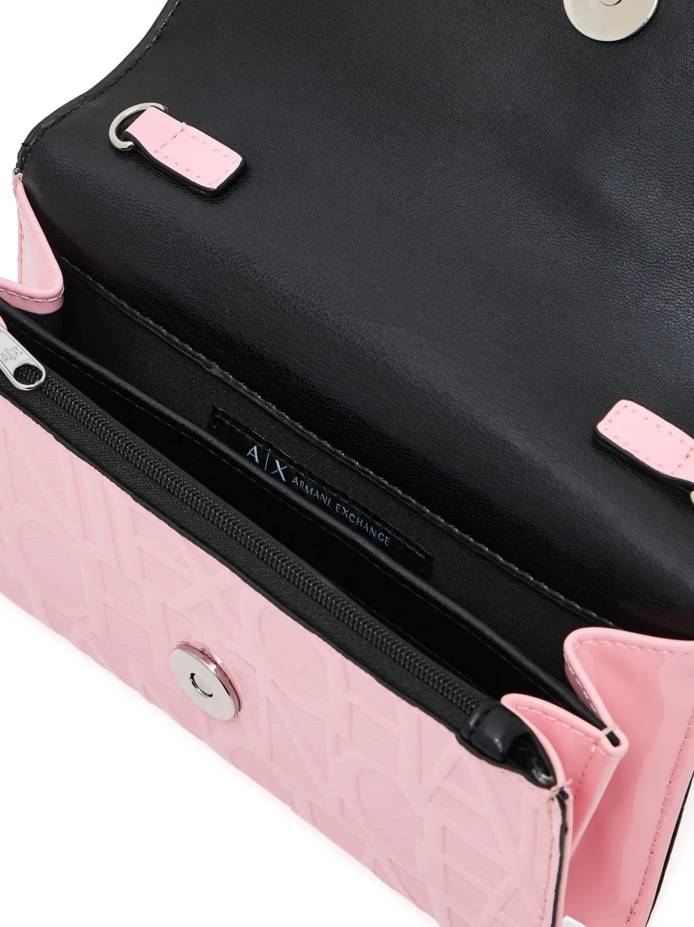 Armani Exchange Portemonnee met logo-reliëf Roze