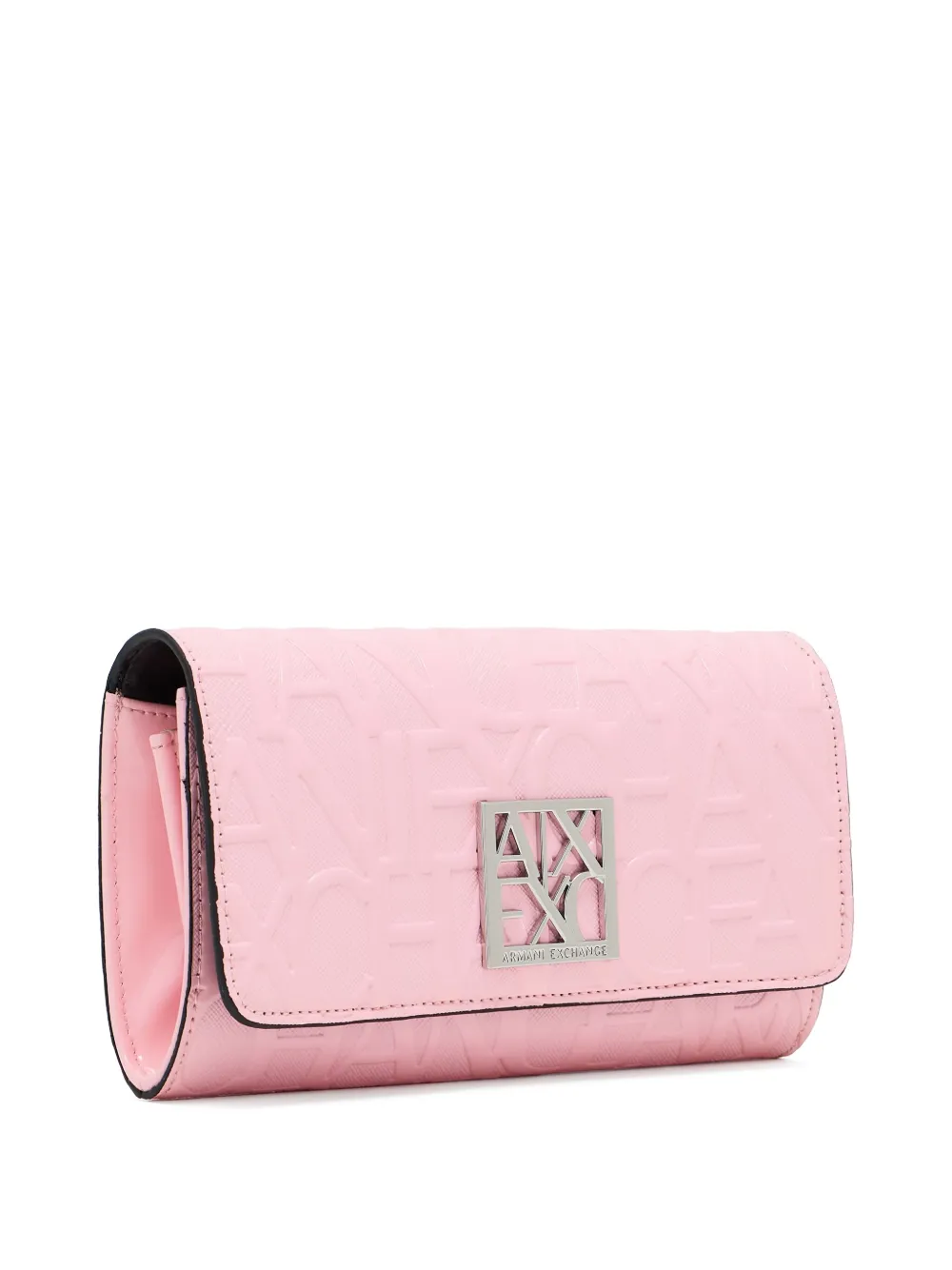 Armani Exchange Portemonnee met logo-reliëf Roze
