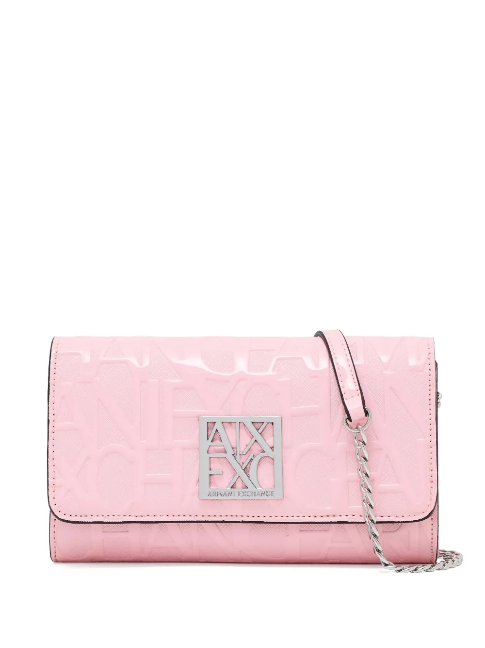 Armani Exchange Portemonnee met logo-reliëf Roze