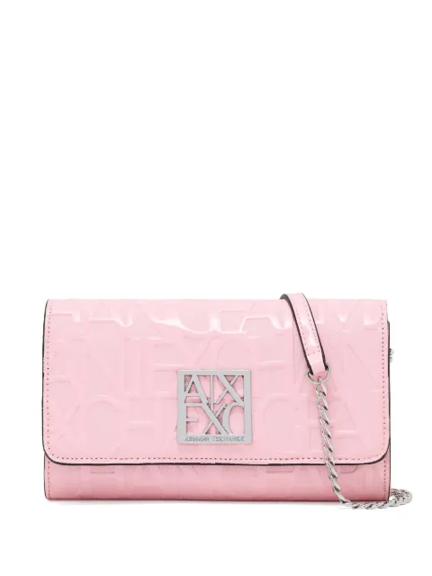 Armani Exchange Portemonnaie mit Logo-Prägung