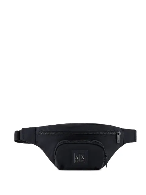 Armani Exchange logo-plaque belt bag