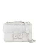 Armani Exchange logo-plaque cross body bag - Silver