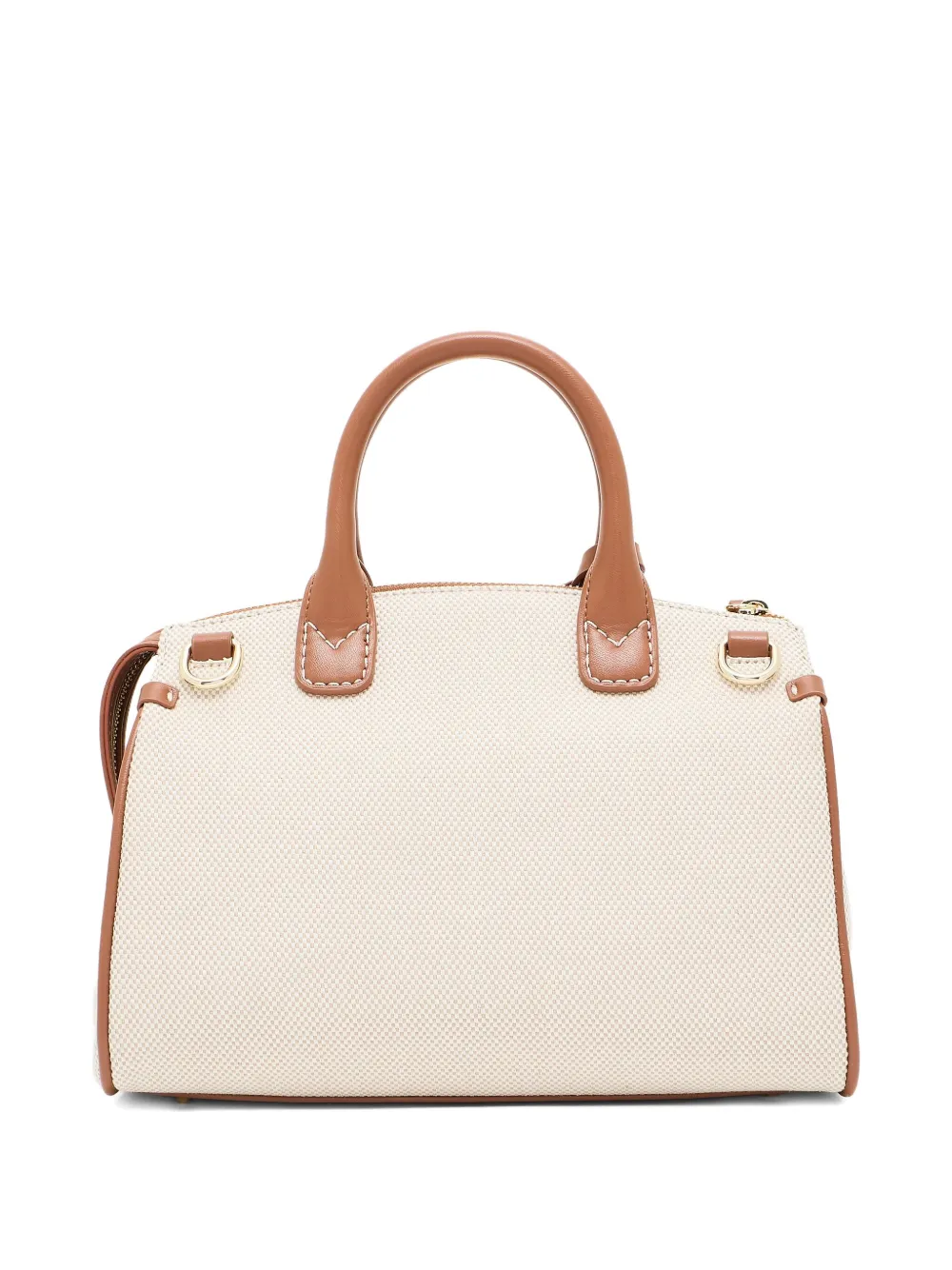 Armani Exchange Shopper met logo-reliëf - Beige