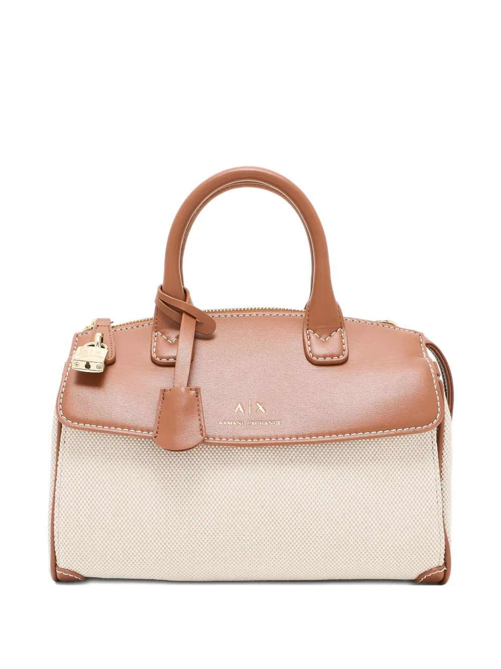 Armani Exchange ロゴ トートバッグ - ニュートラル Armani Exchange ロゴ トートバッグ - ニュートラル