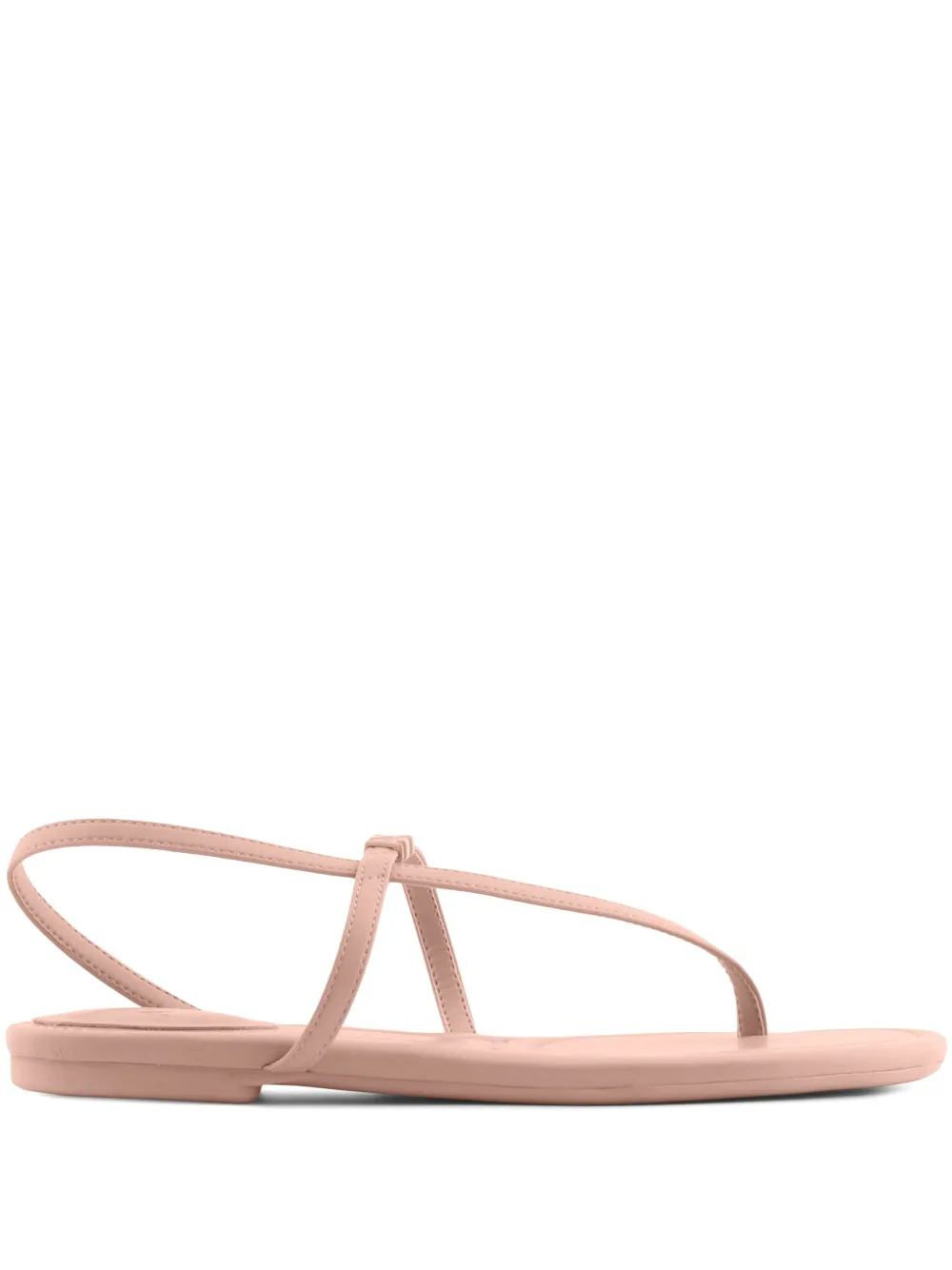 Armani Exchange logo-lettering sandals Pink