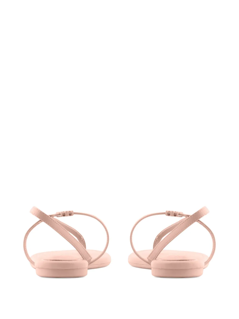 Armani Exchange logo-lettering sandals Pink
