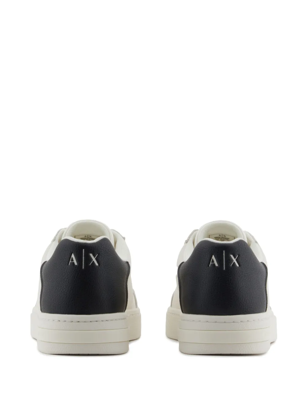 Armani Exchange leather loafers White