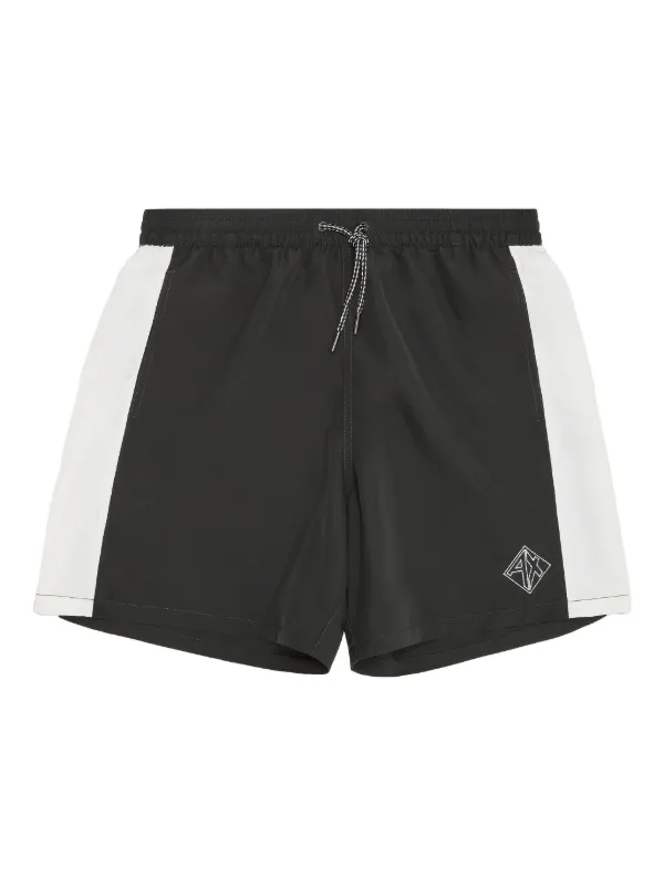 Armani Exchange logo-embroidered Swim Shorts Black FARFETCH IN