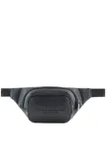 Armani Exchange logo-lettering belt bag - Black