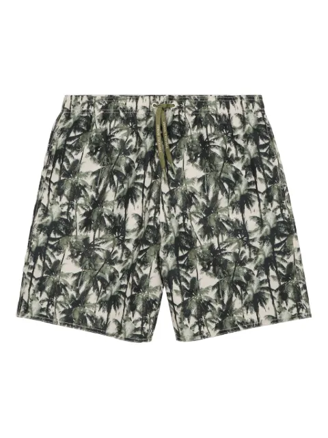 Armani Exchange shorts de playa con estampado floral