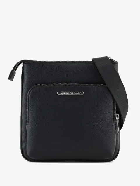Armani Exchange logo-plaque messenger bag